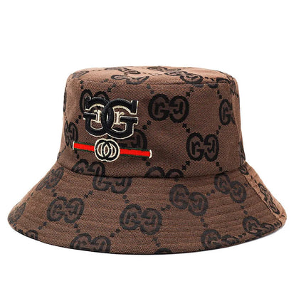 Luxury Trendy Fisherman Hat, Light Luxury Floral Print Hat for Men and Women