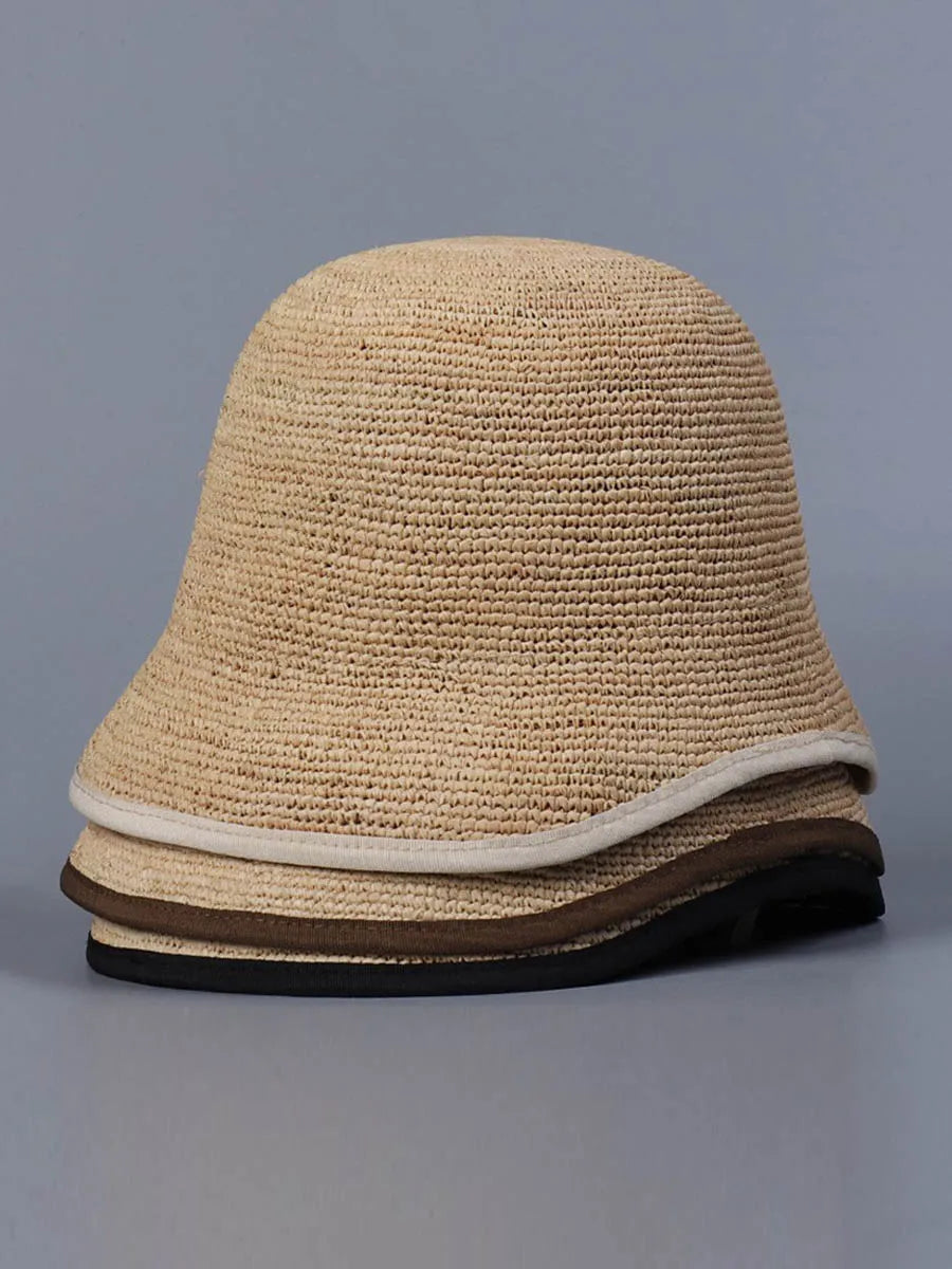 100% Natural Raffia Bucket Hat