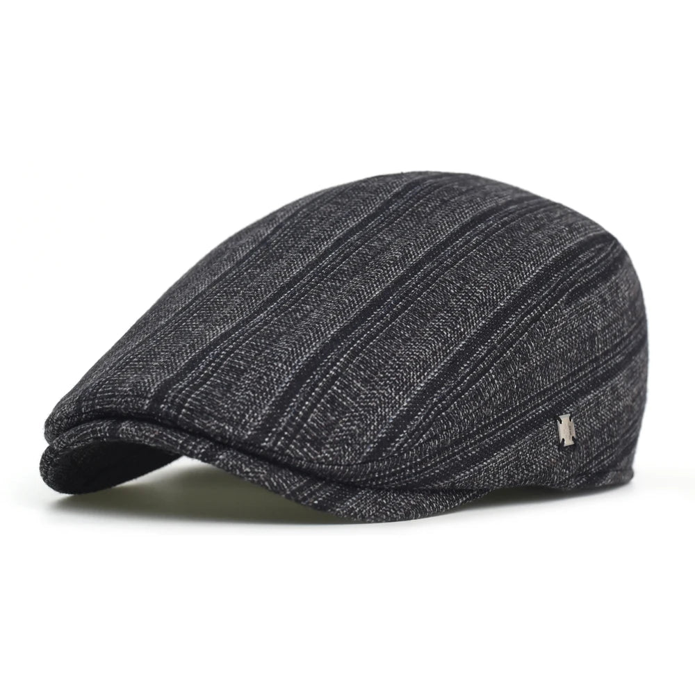 Winter Autumn Newsboy Cap Men Women Thick Warm Vintage