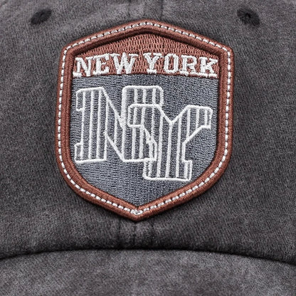 Unisex Adjustable NY Embroidery Baseball Cap All Seasons