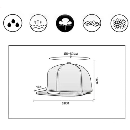 Fashion  Brand  Cap Men Hats Flat Top Baseball Man Women