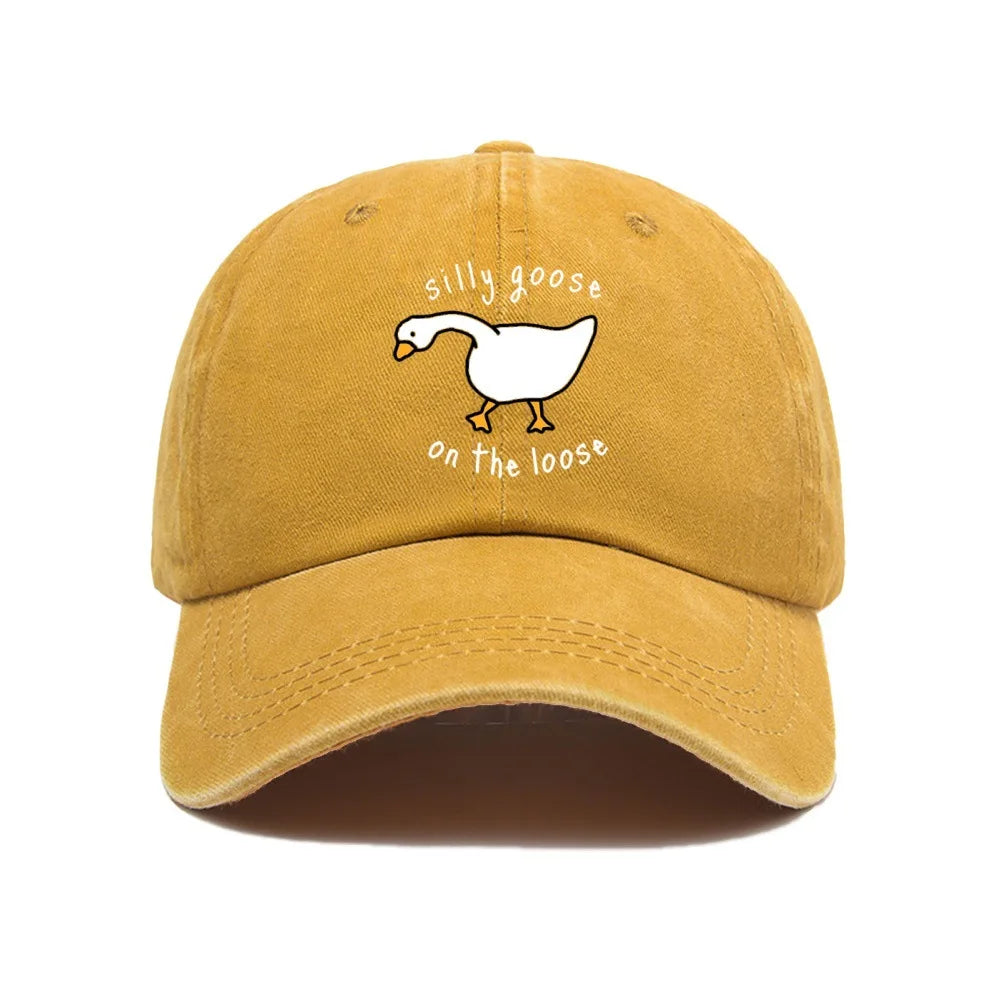 Big Goose Printed Baseball Hat for Men and Women