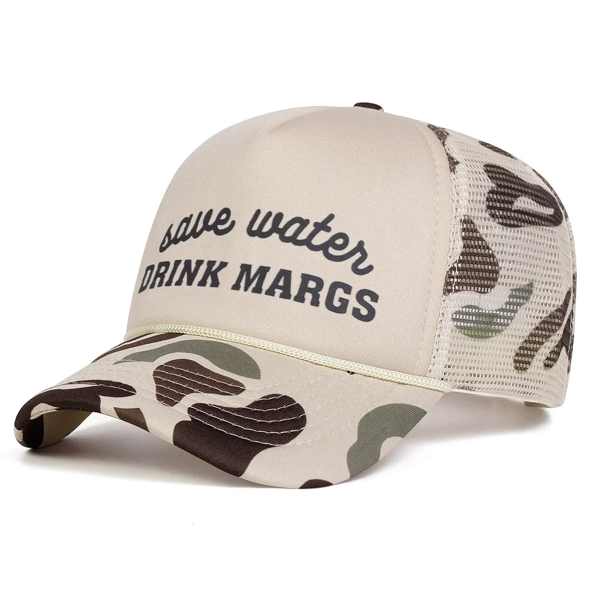 Unisex Drink Margs Letter Printed Baseball Net Caps Spring and Summer