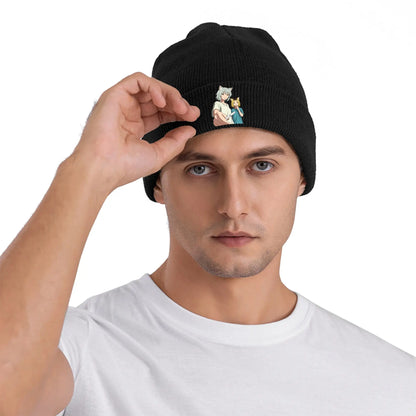 Anime Knitted Hat Women's Men's Beanie Winter Hats