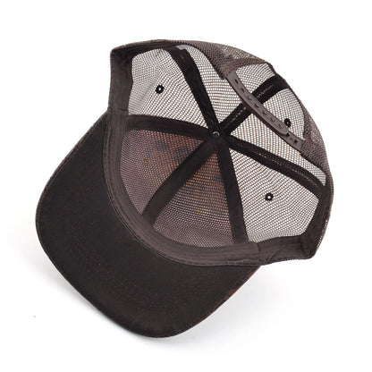 Straw Floral Flat Bill Baseball Cap Women Summer