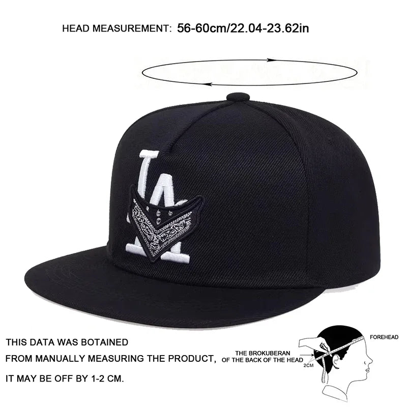 Unisex Los Angeles Embroidery Hip-Hop Hats