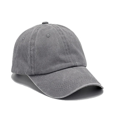 2026 Vintage Washed Denim Baseball Cap 100% Cotton Dad Hat