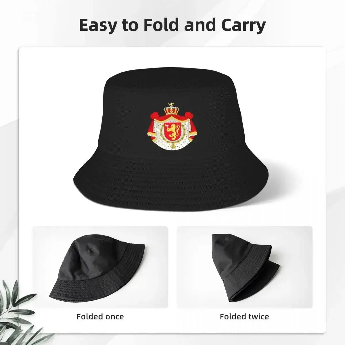 Unisex Coat Of Arms Of Norway Bucket Hat