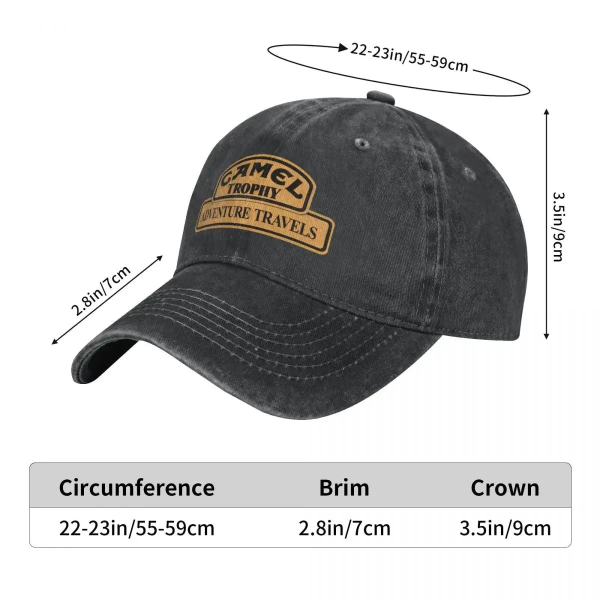 Retro Camel Trophy Racing Baseball Cap Men Women