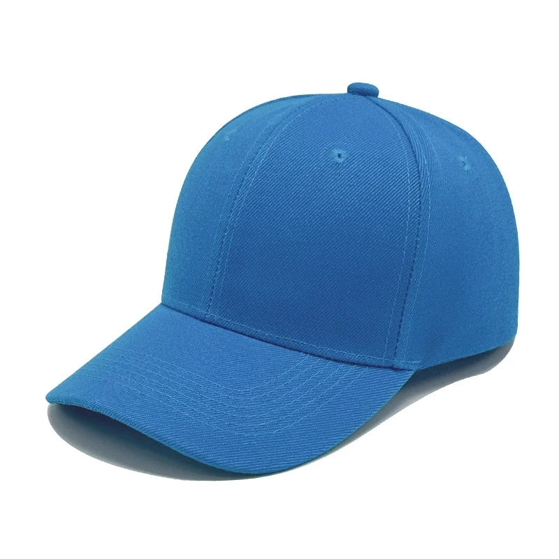 Fashionable Sun Shading Hip-Hop Solid Color Baseball Cap