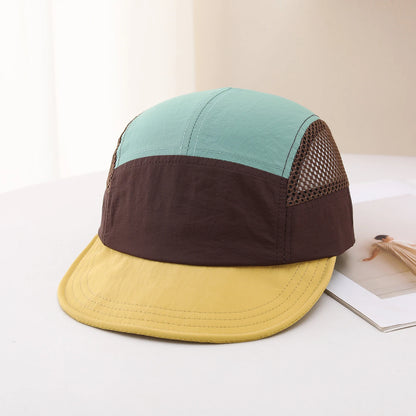 Spring/Summer Five-Panel Lightweight Quick-Drying Mesh Baseball Cap
