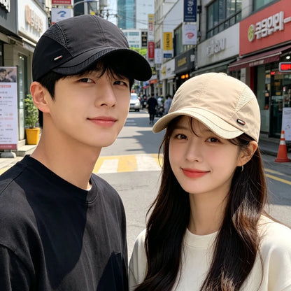 Japanese and Korean Hats Quick Dry Baseball Cap Adjustable Moisture Wicking Sun Hat For Outdoor Sports