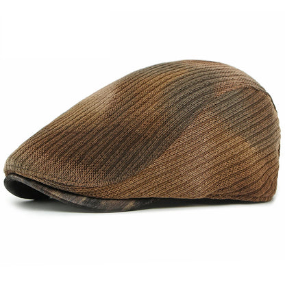 Men Berets Autumn Winter Knitted Hats For Women Artist Painter Beret Hat