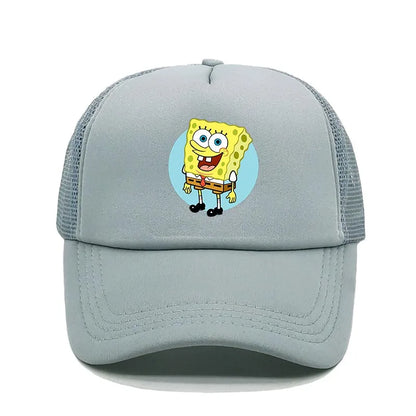 Fashion Cute SpongeBobs Print Baseball Cap Cartoon Men Women Summer