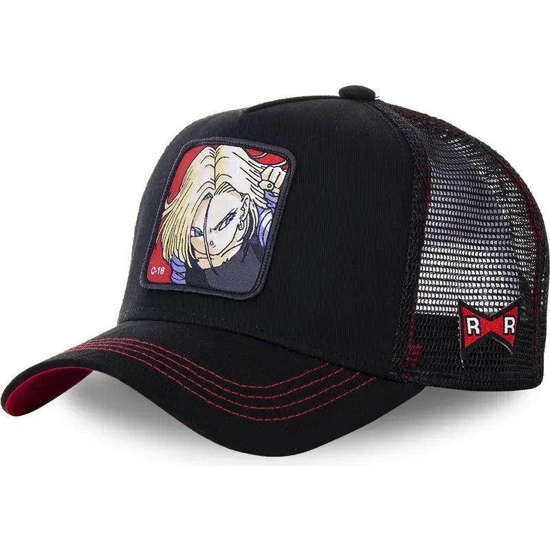 Dragon Ball Son Goku Cap Summer Travel Peaked Cap Men's Embroidery Hip-Hop Cap