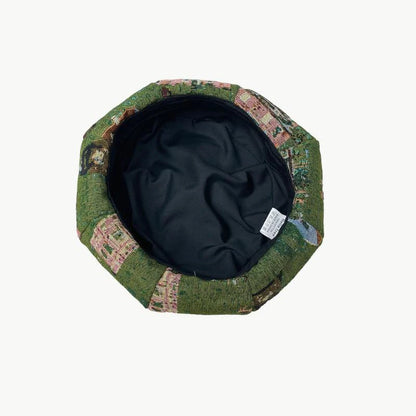 New Women's Summer Hat Print Beret Hat Sun Protection Painter Cap
