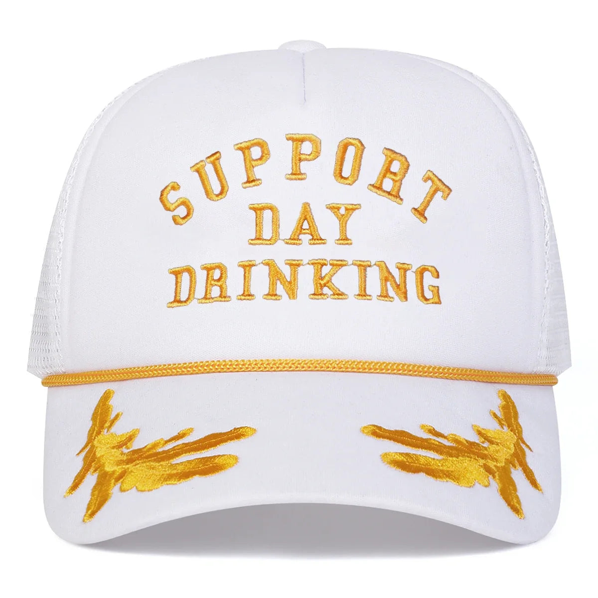 Unisex Drinking Letter Embroidery Baseball Net Caps Spring Summer