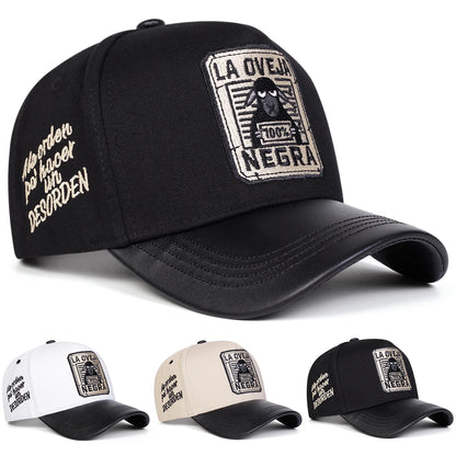 Unisex LA Oveja Negra Letter Embroidery Baseball Caps Spring and Autumn Sports Cap