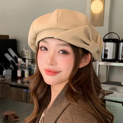 Japanese Retro Beret Elegant Daily Hat