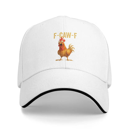 Funny F CAW F Crow Trucker Hat Trendy Adjustable Sports & Outdoor Cap Fits Most Head Sizes Trendy Trucker Hat