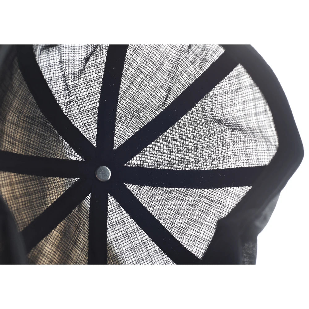 Spring Summer Breathable Mesh Newsboy Caps Men Woman