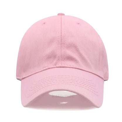 Custom Text Logo Embroidery Vintage Washed Cotton Baseball Cap