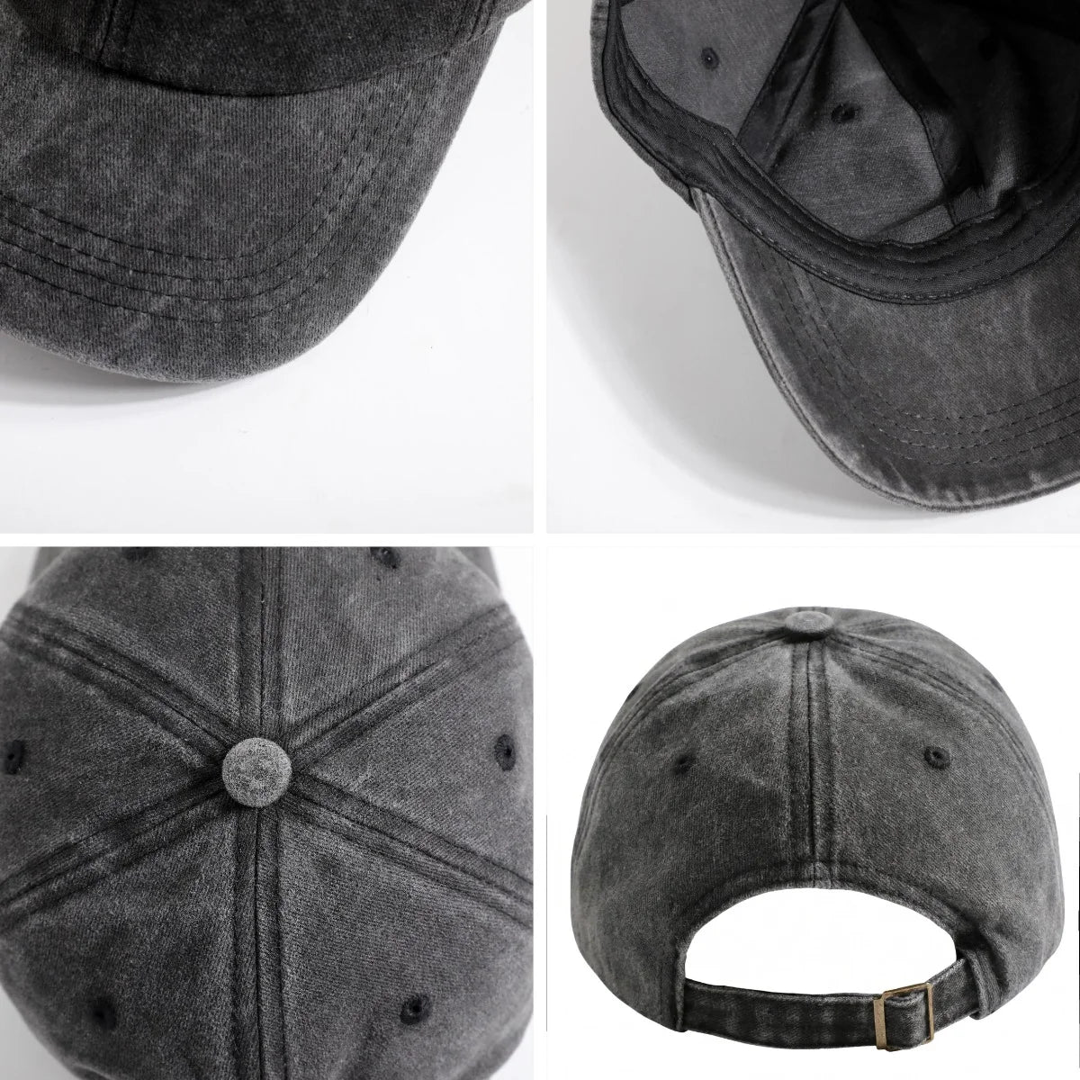 Cute Cartoon Animal Character Baseball Cap Vintage Washed Adjustable Unisex Dad Hat Everyday Gift