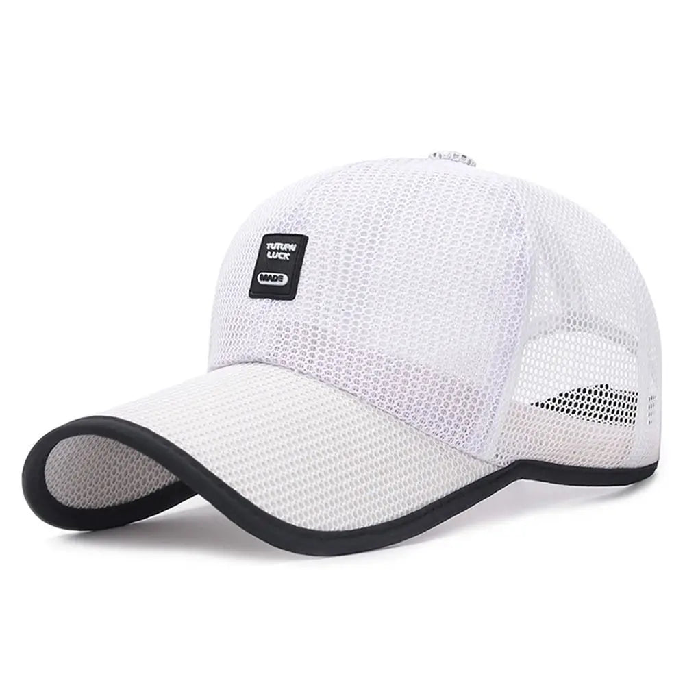 Unisex Cotton Outdoor Space Sun Hat Baseball Cap Snapback Hats Mesh