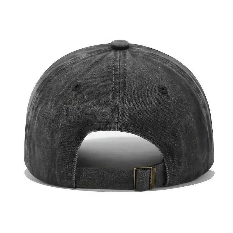 Focus Illusion Printed Washed Baseball Cap