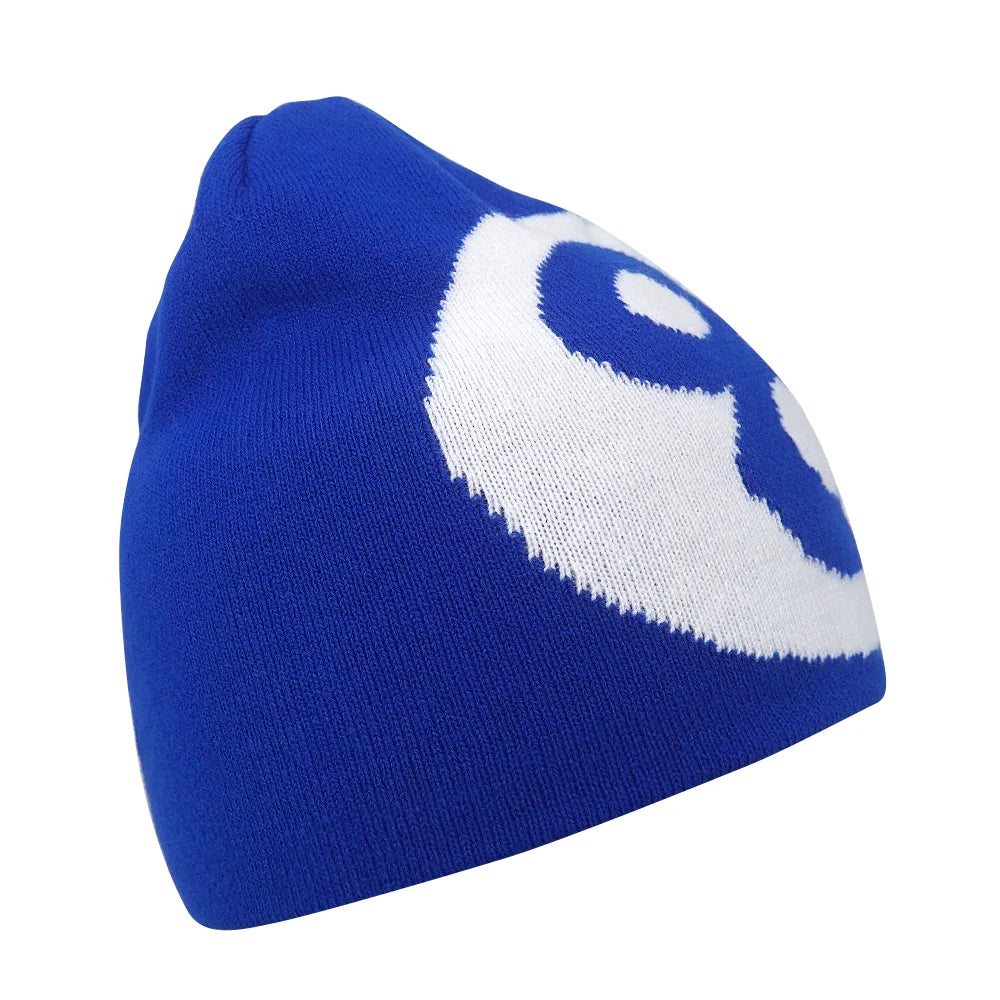 Y2K Letter Knitted Winter Autumn Beanie Cap Men Women