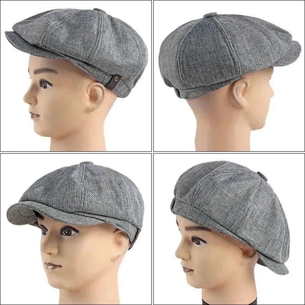 Newsboy Hats Harajuku Style Autumn Winter Peaked Cap