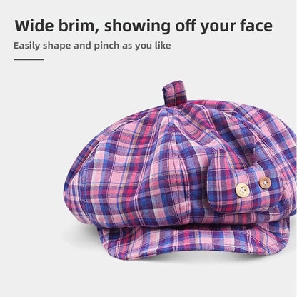 Ins Korean Style Japanese Button Hat