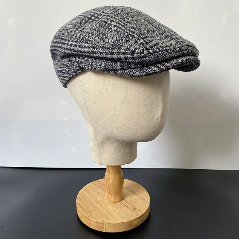 Vintage Men Beret Newsboy Hats Classic Painter Hat
