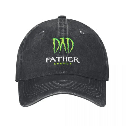 Father Energy Monster Happy Fashion Baseball Cap Peaked  Men's Hat Women's