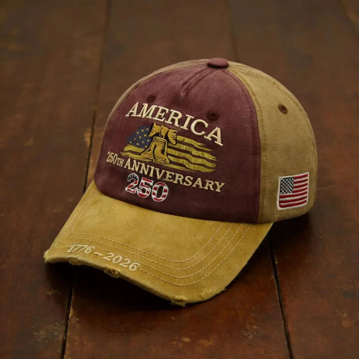 Outdoor Sports Baseball Cap Embroidery American Eagle Head 250th Anniversary Cap Shade Cap