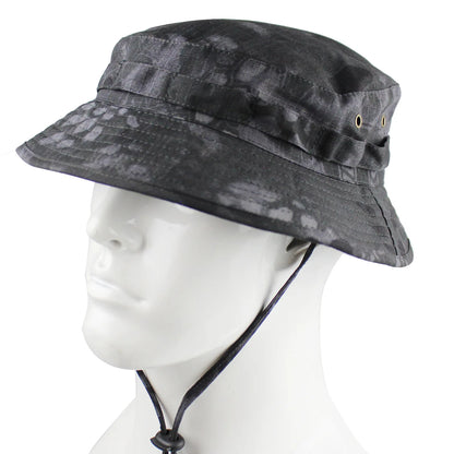 Unisex Camouflage Bucket Hat Summer Sunshade Boonie Hat
