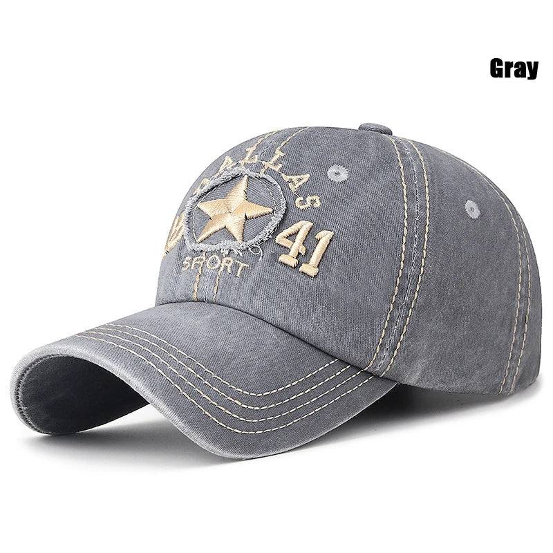 New Fashion Men Women 3D Embroidery Three-Line Sewing Baseball Cap Unisex