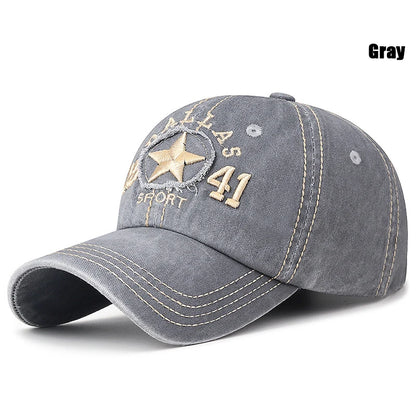 New Fashion Men Women 3D Embroidery Three-Line Sewing Baseball Cap Unisex