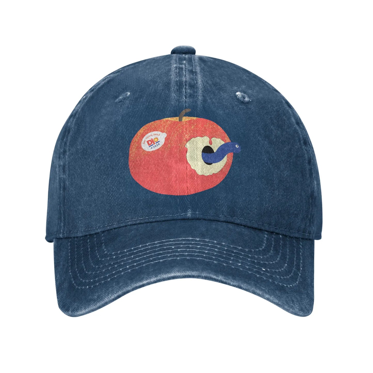 Apple Funny Cartoon Graphic Casual Baseball Cap Summer Trucker Hat
