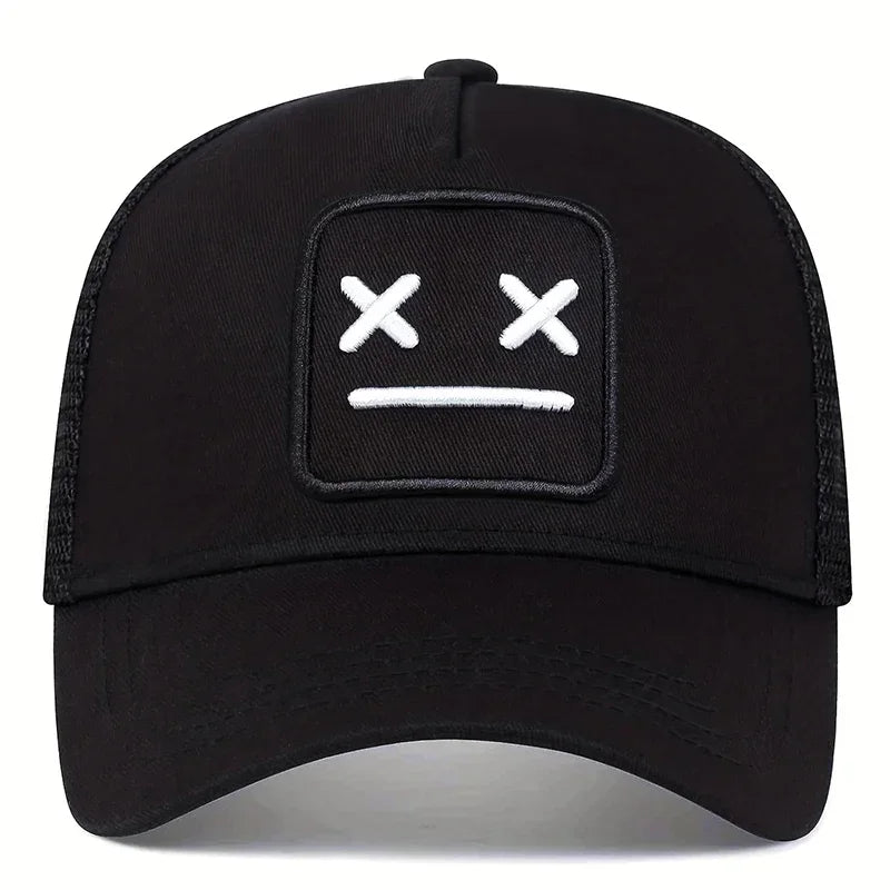 Unisex XX Embroidery Baseball Net Caps Casual Hats Spring and Summer