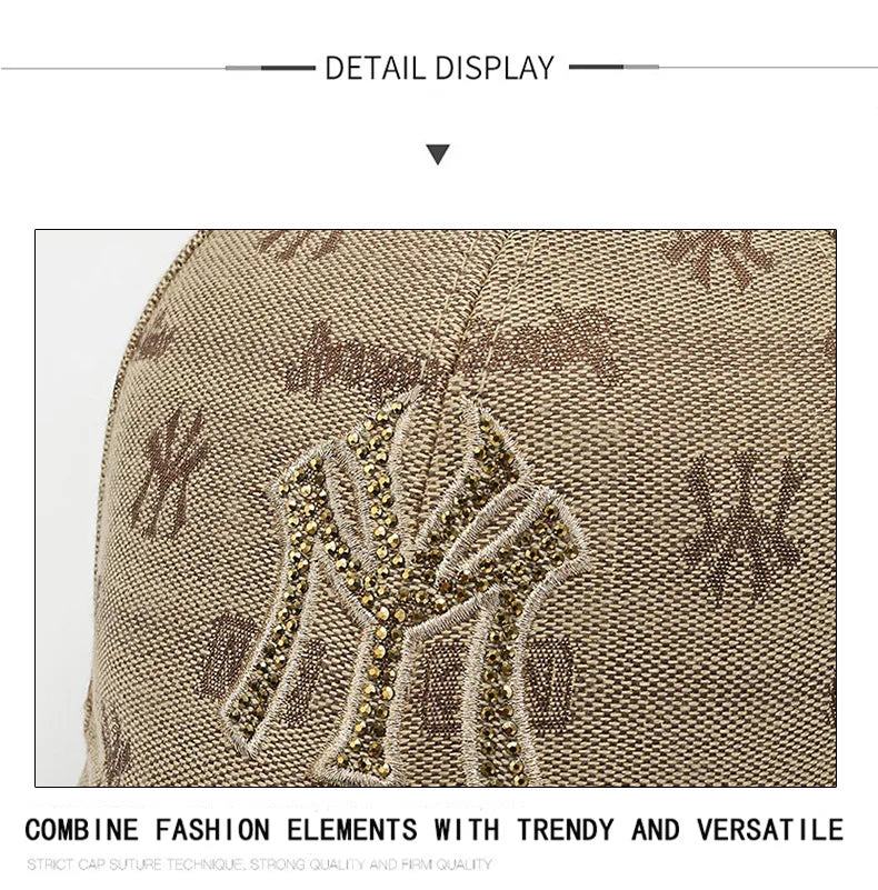 Spring And Autumn New Men's And Women's Korean Fashion Embroidery Letter Caps