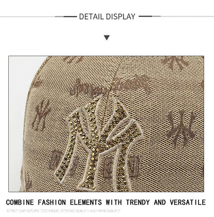 Spring And Autumn New Men's And Women's Korean Fashion Embroidery Letter Caps