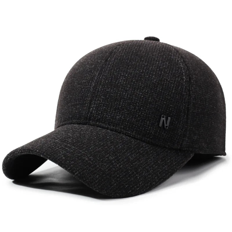 Outdoor Thick & Warm Adjustable Earmuffs Baseball Cap