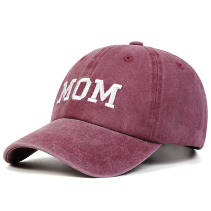 Dad Mom Embroidered Baseball Hat Retro Sports