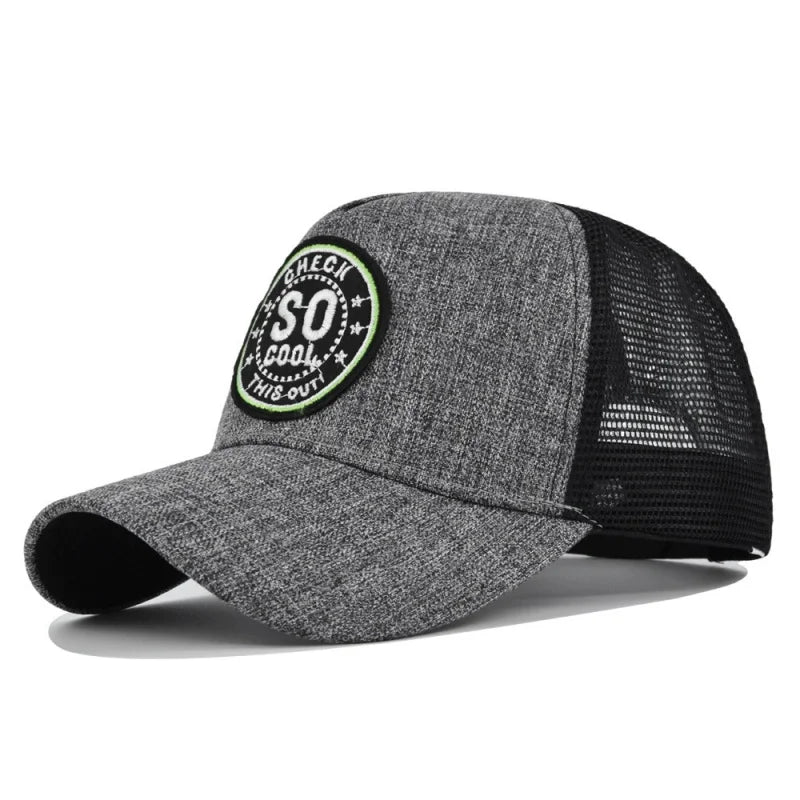 So Cool Embroidered Mesh Baseball Cap
