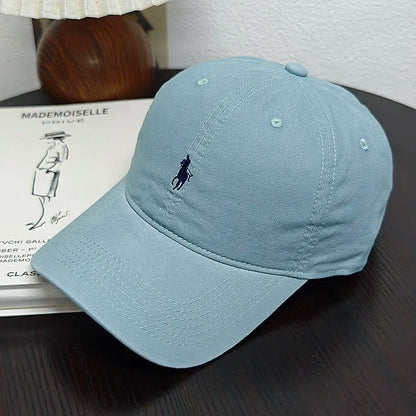 New Trendy Pony Embroidered Baseball Cap Showing Face Small Leisure Sports Cap