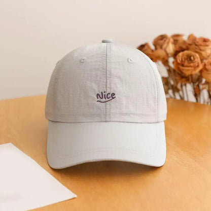 Quick Dry Plaid Baseball Cap Embroidery Plaid Hats