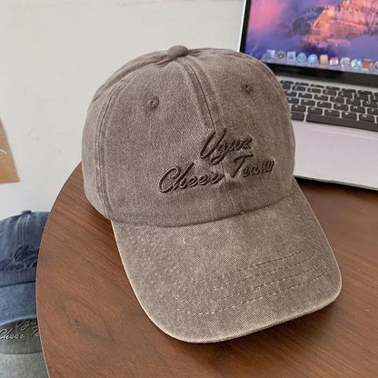 Retro Washed Cotton Baseball Caps
