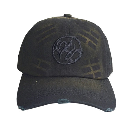 Embroidered Vintage Washed Baseball Cap Retro Distressed Cotton Dad Hat Streetwear Adjustable Snapback