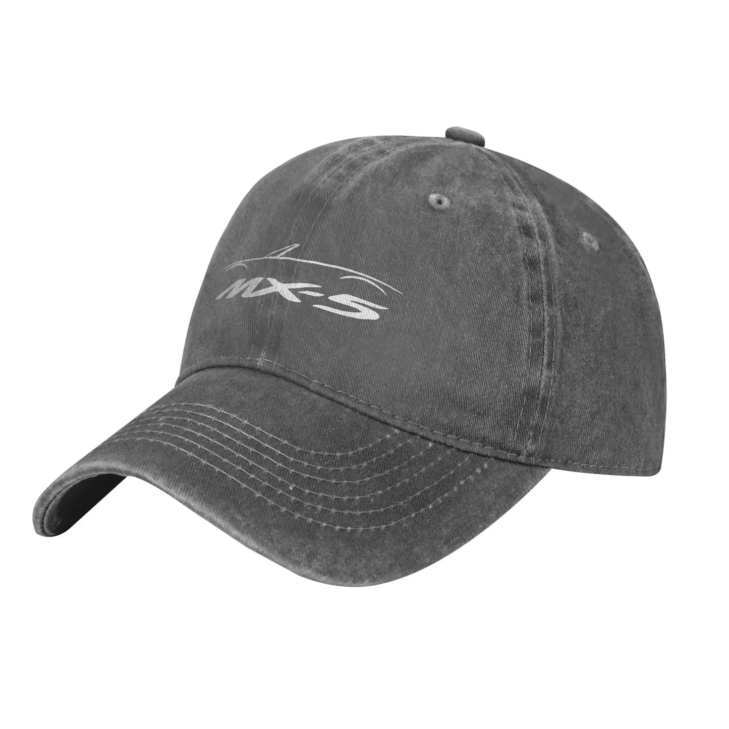 MX5 NA Racing Sport Baseball Cap Vintage Distressed Denim Headwear